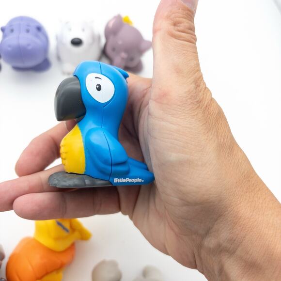 Lot Of 13 Fisher-Price Little People Zoo Animals Safari Zookeeper Turtle Koala - Picture 9 of 14